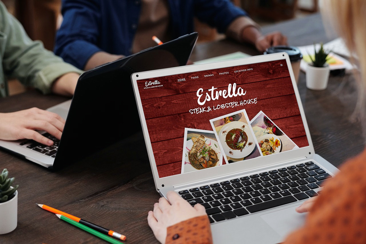 Estrella Steak & Lobster restaurant of New Orleans web design & development by Touch Point Digital Marketing Agency