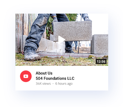Video marketing for contractors by Touch Point, a construction marketing agency in New Orleans and Chicago.